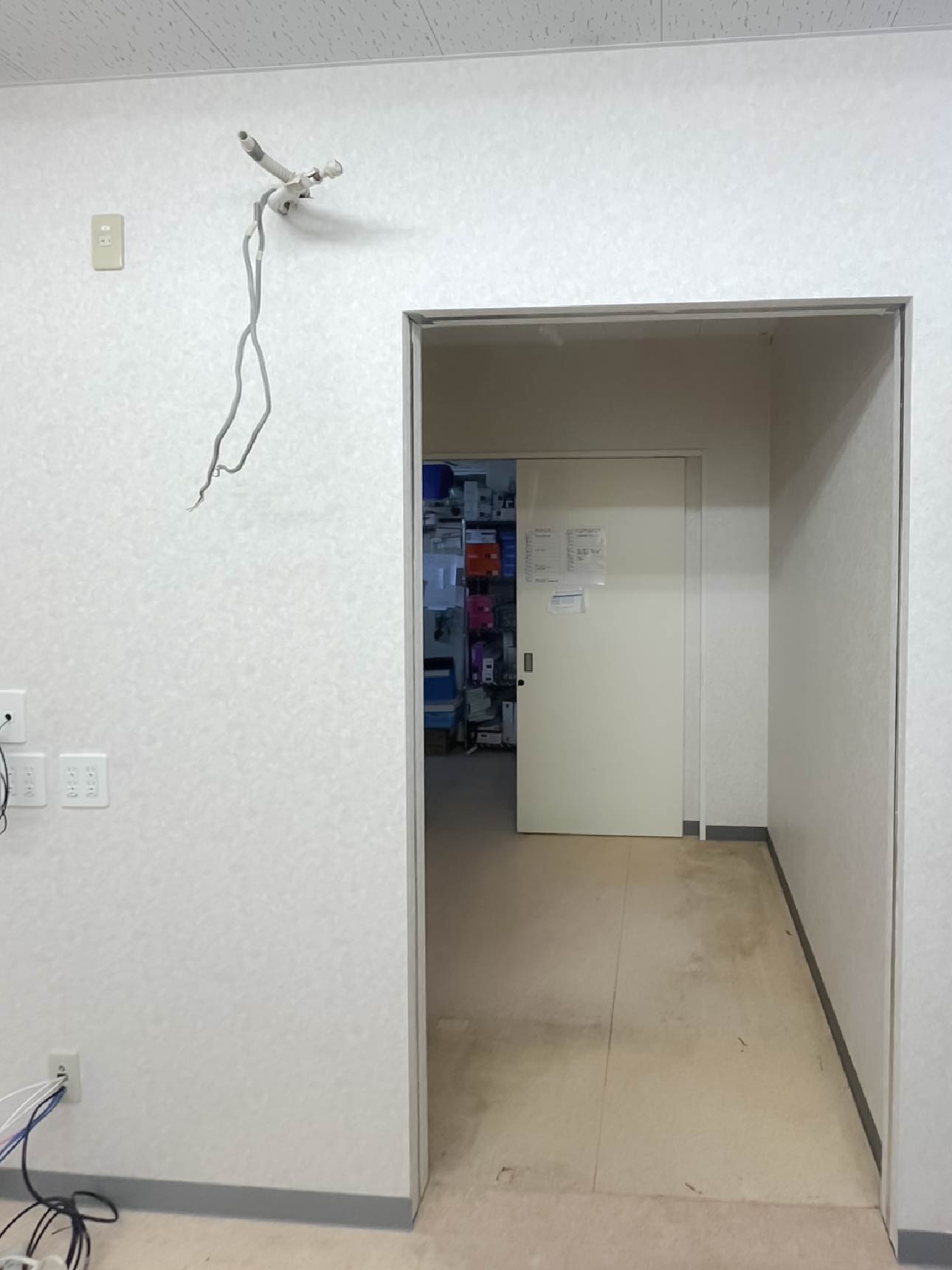 施工中のようす